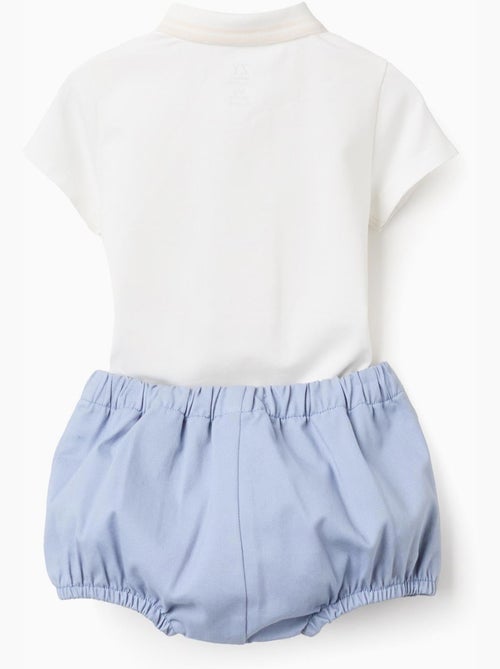 Body-polo + short en sergé - Kiabi