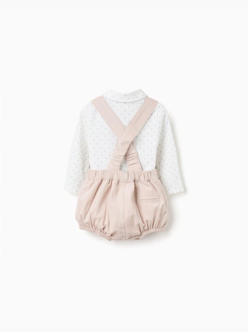 Body-polo + short en velours côtelé - Kiabi