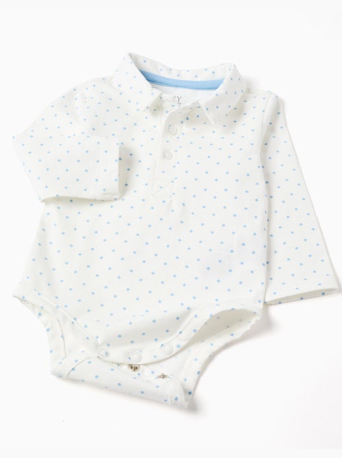 Body-polo + short en velours côtelé - Kiabi