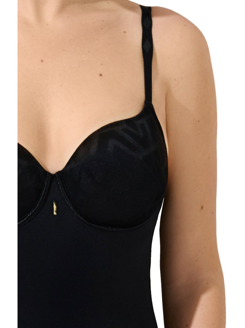 Body préformé amincissant Opal Noir - Kiabi