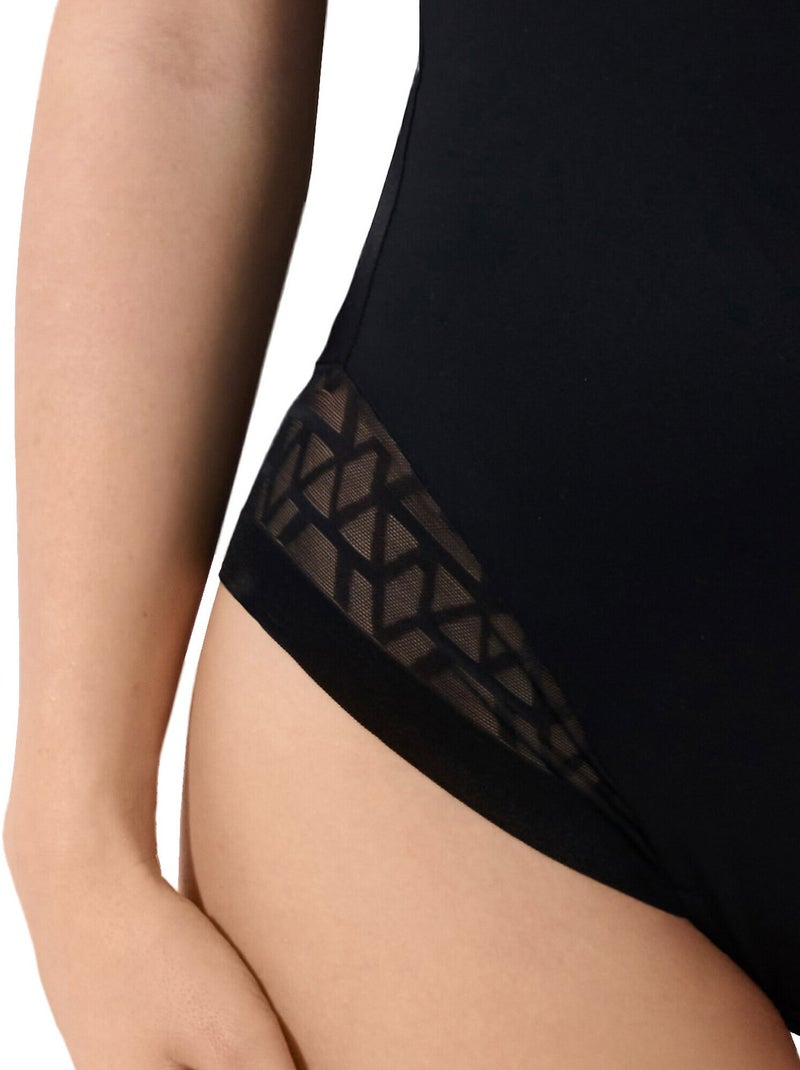 Body préformé amincissant Opal Noir - Kiabi