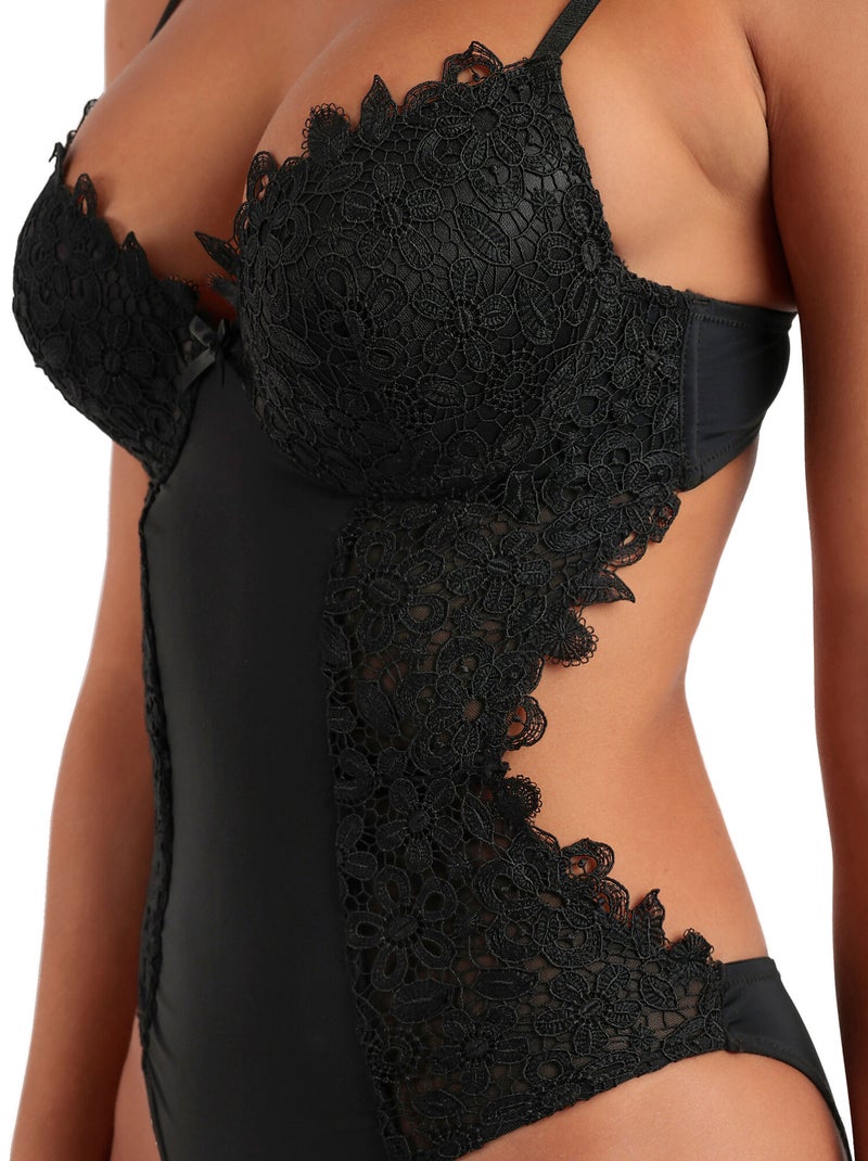 Body préformé Guipure Noir - Kiabi