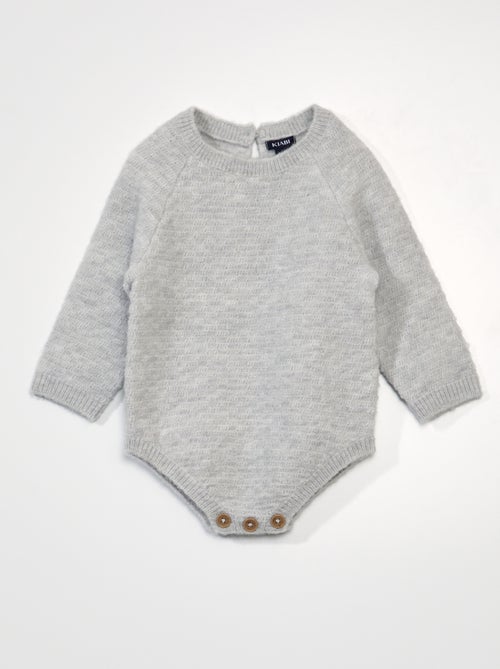 Body pull en tricot point fantaisie - Kiabi