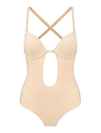 Body push-up décolleté plongeant à dos bas Shapewear