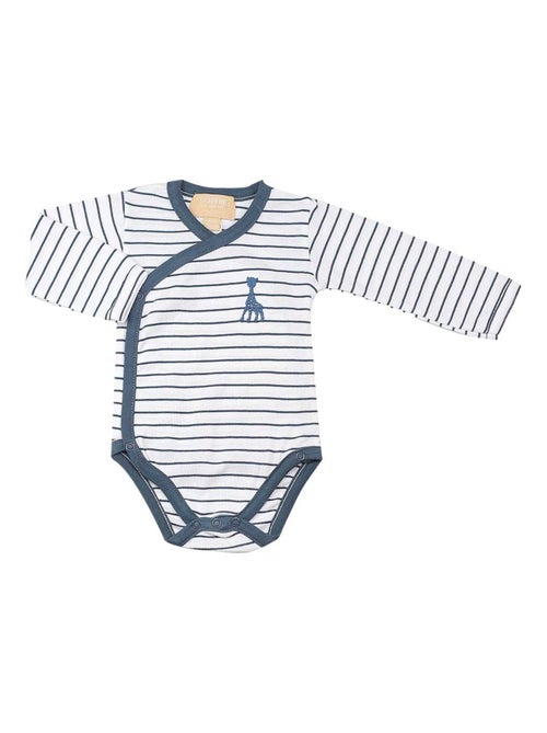 Body rayé manches longues Sophie la girafe (1 mois) - Kiabi
