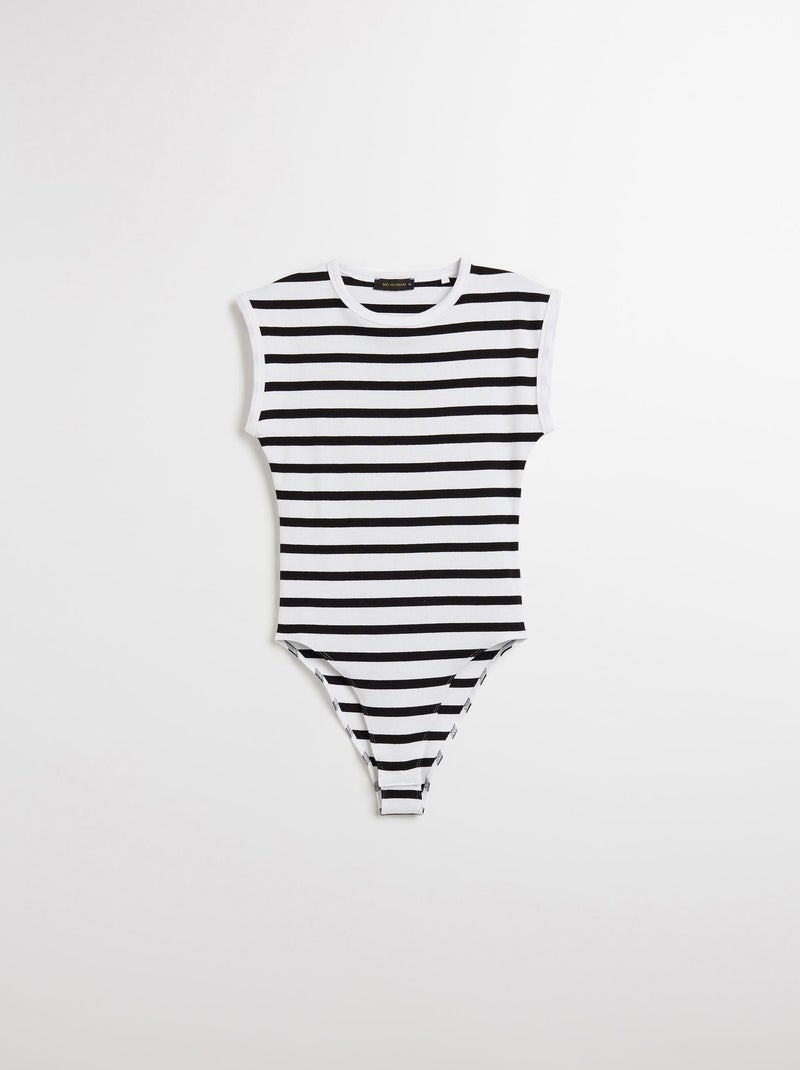 Body rayé, MO Fashion Blanc - Kiabi