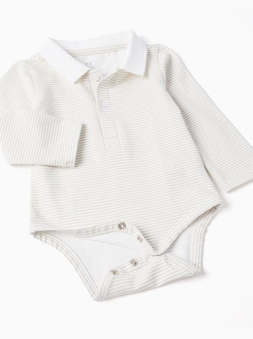 Body rayé + short en sergé - Kiabi