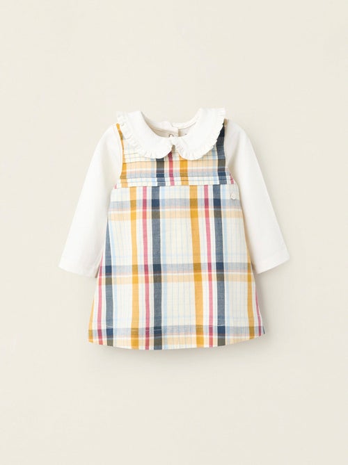 Body + Robe-Salopette à Carreaux Brothers & Sisters - Kiabi