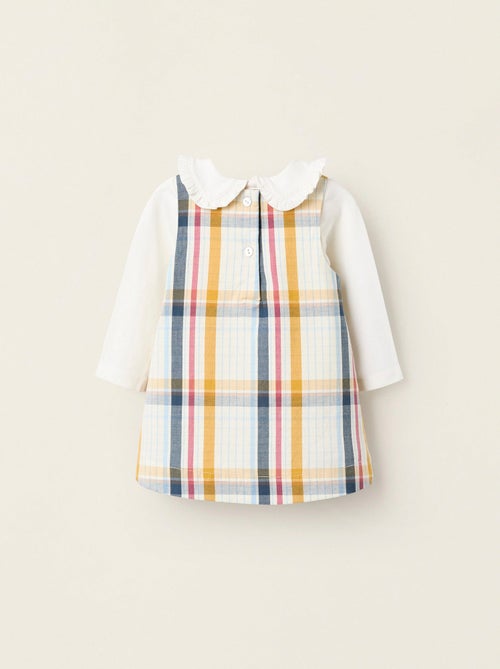 Body + Robe-Salopette à Carreaux Brothers & Sisters - Kiabi