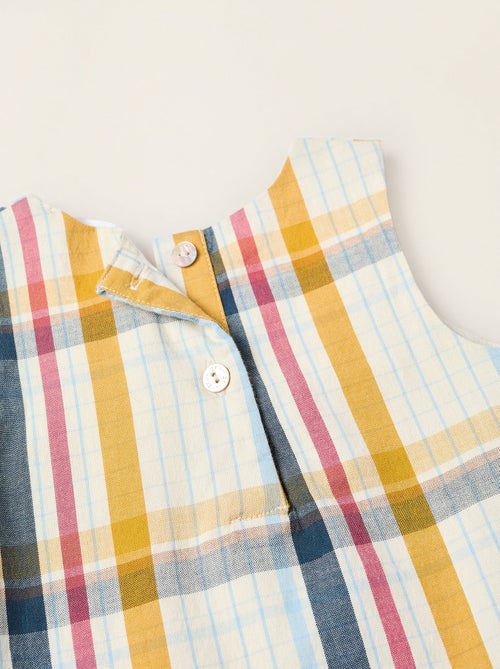 Body + Robe-Salopette à Carreaux Brothers & Sisters - Kiabi