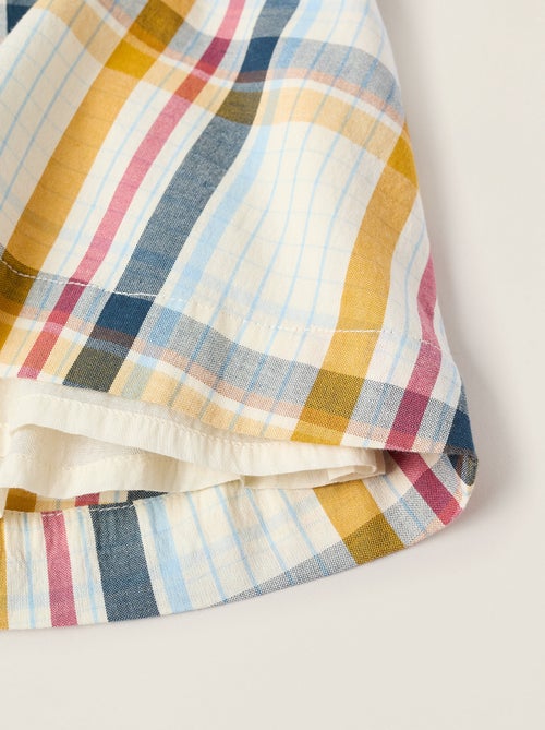 Body + Robe-Salopette à Carreaux Brothers & Sisters - Kiabi