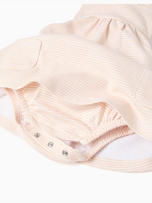 Body + robe salopette à rayures - Kiabi