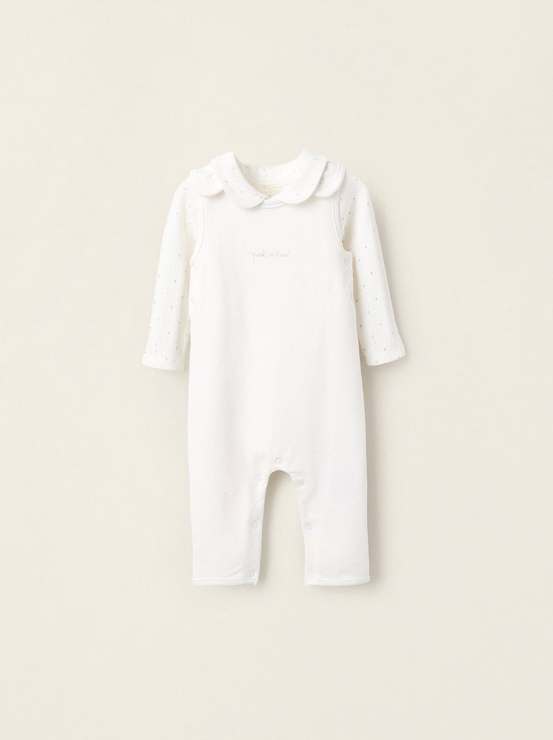 Body + Salopette Blanc - Kiabi
