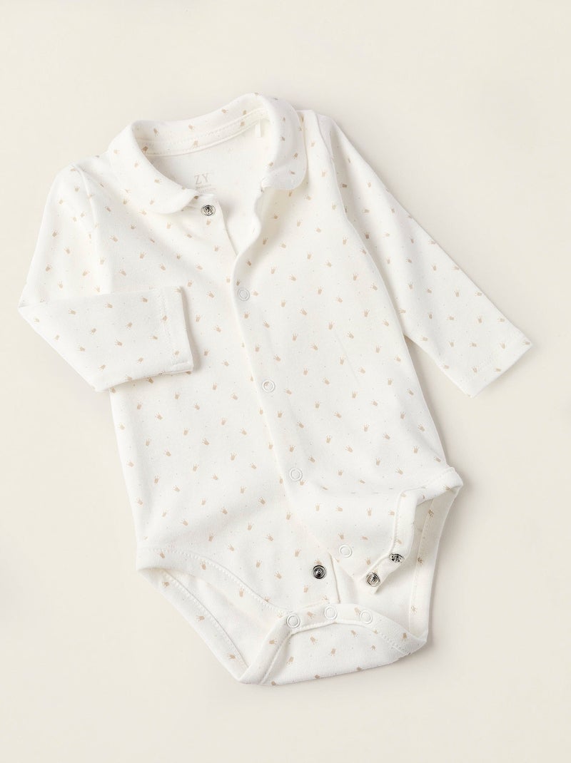 Body + Salopette Gris clair - Kiabi