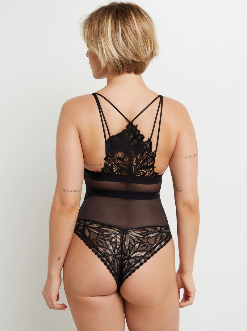 Body sans armatures Dark - RougeGorge Lingerie Noir - Kiabi