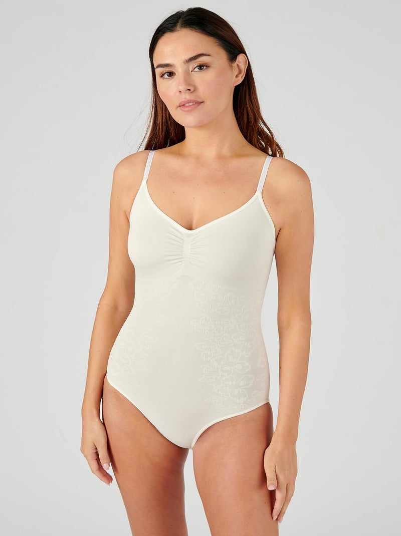 Body sans couture côtés Perfect Fit by Damart - Damart Blanc - Kiabi
