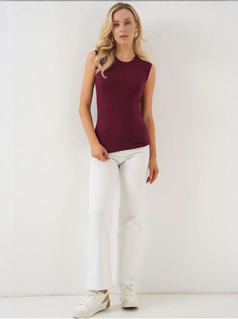Body sans manches bdart Rouge bordeaux - Kiabi