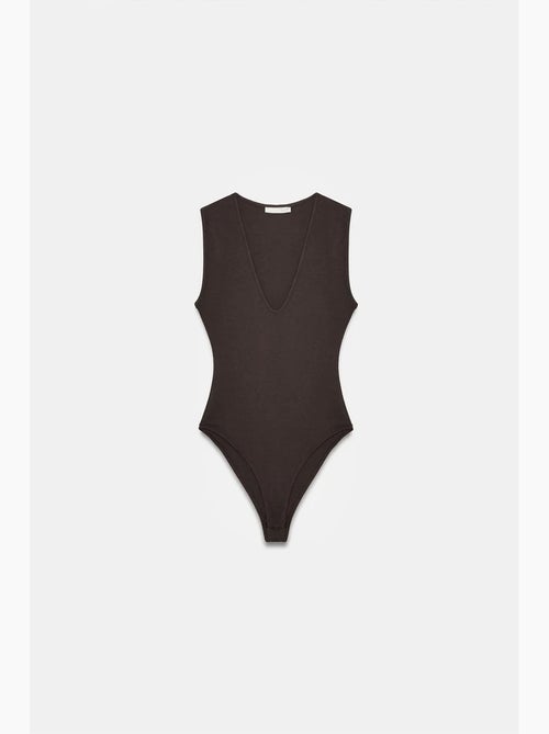 Body sans manches col u ajusté dilvin - Kiabi Body sans manches col u ajusté dilvin - Kiabi