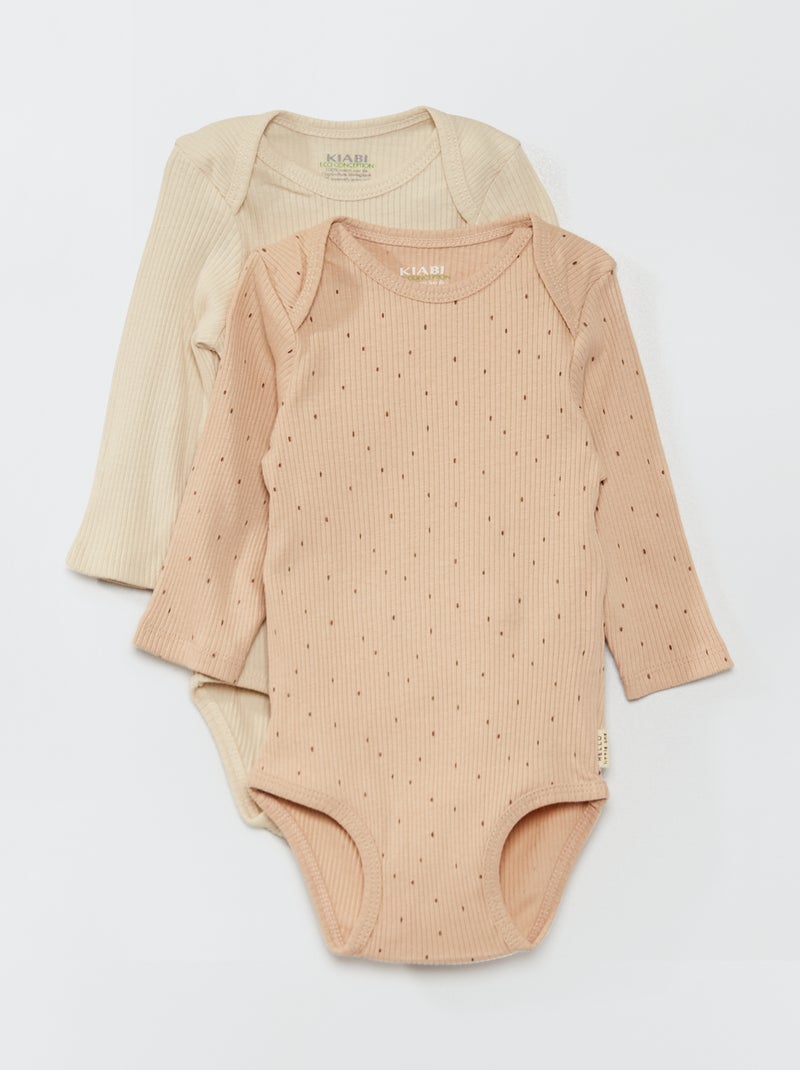 Body sans pressions - Lot de 2 Beige/rose - Kiabi