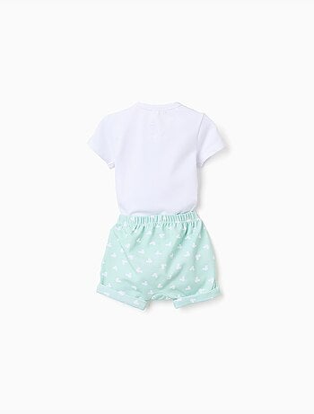Body + short avec imprimé Mickey