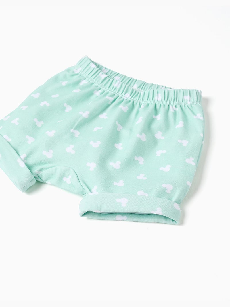 Body + short avec imprimé Mickey Blanc - Kiabi