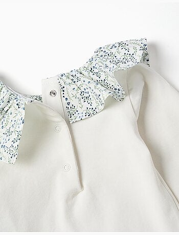 Body + short en coton à volants You&Me