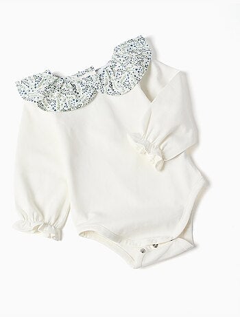 Body + short en coton à volants You&Me