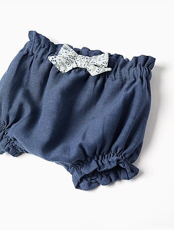 Body + short en coton à volants You&Me