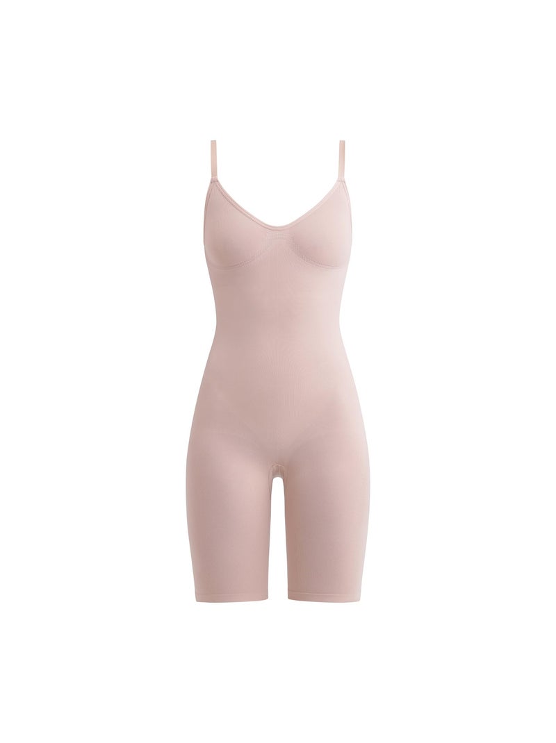 Body-short sculptant effet seconde peau Silhouette Beige argile - Kiabi