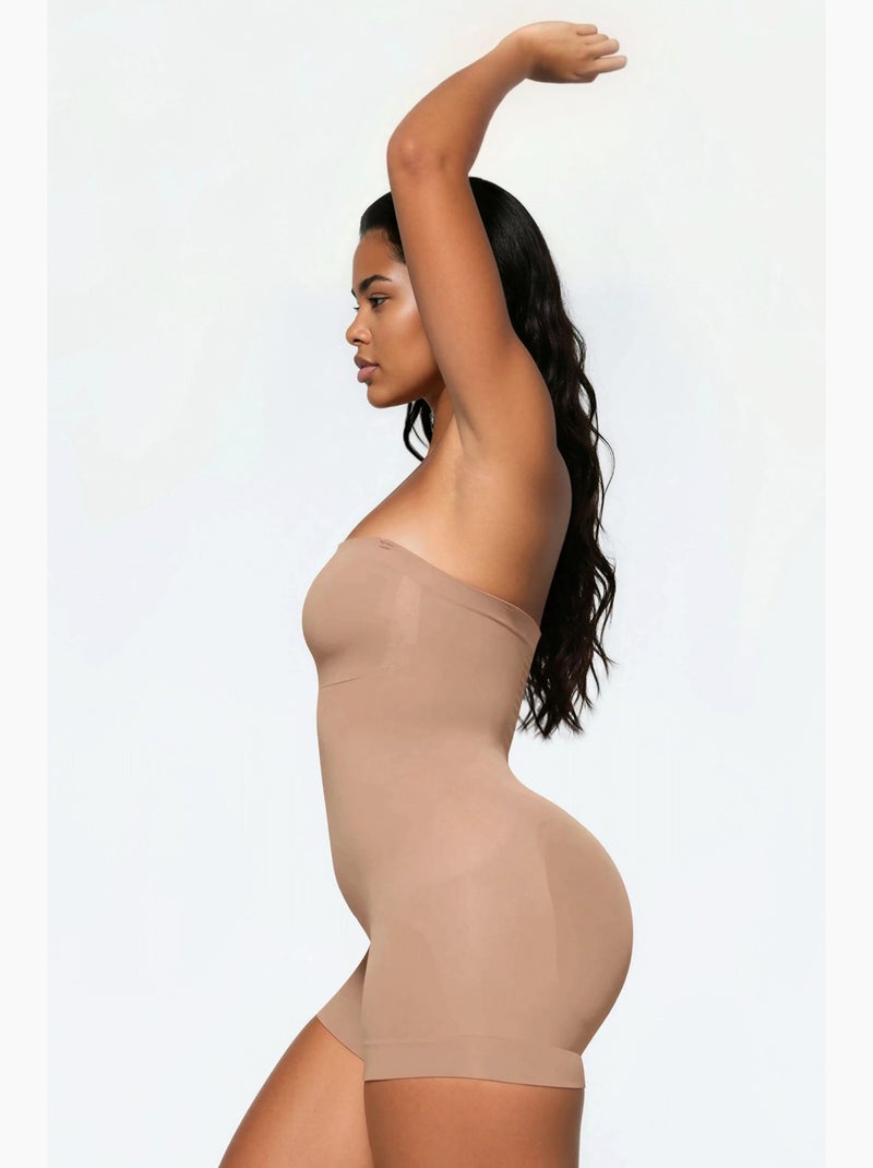 Body shorty sans bretelles hiccup Beige - Kiabi