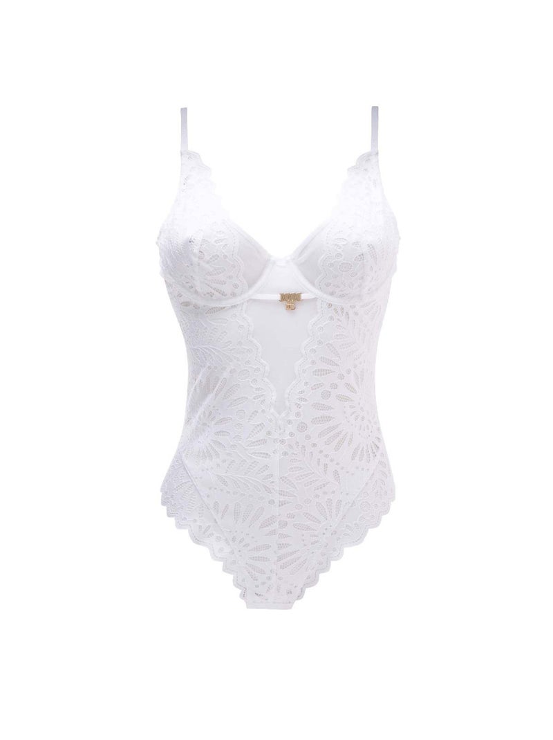 Body slip AMELIE - Morgan Lingerie Blanc - Kiabi