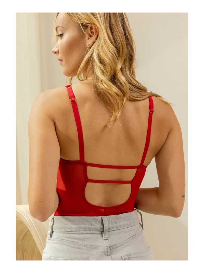 Body souple Agathe Rouge - Kiabi