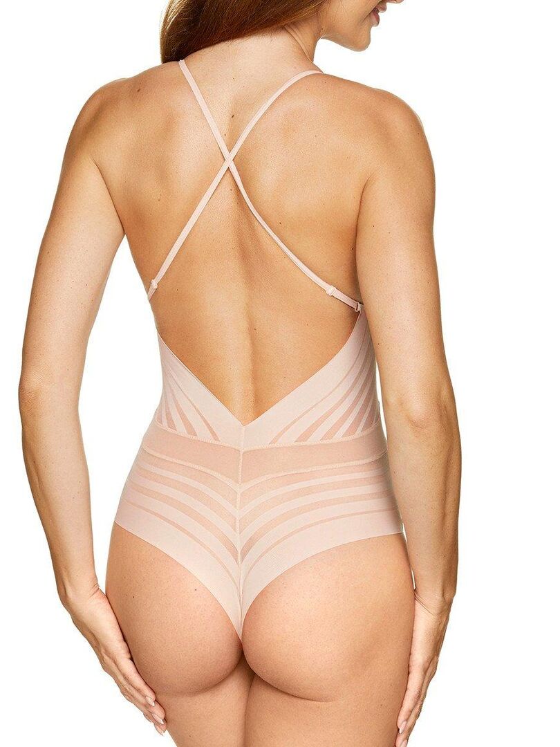 String taille haute en dentelle recyclée et vegan Luna - Beige - Kiabi -  53.00€