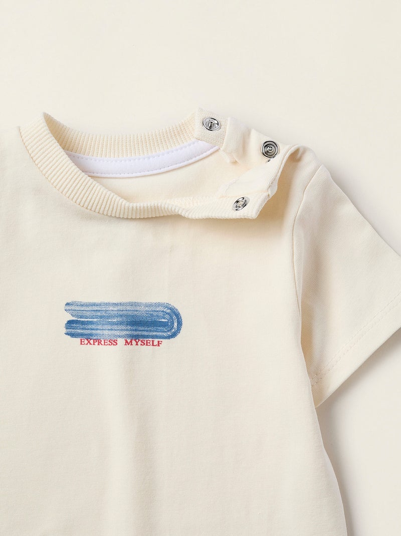 Body-T-Shirt Blanc - Kiabi