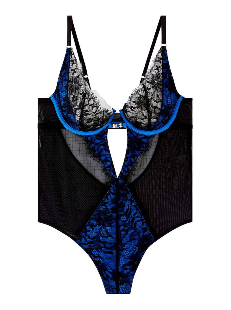 Body tanga ALCOVE - Pomm'Poire Noir - Kiabi