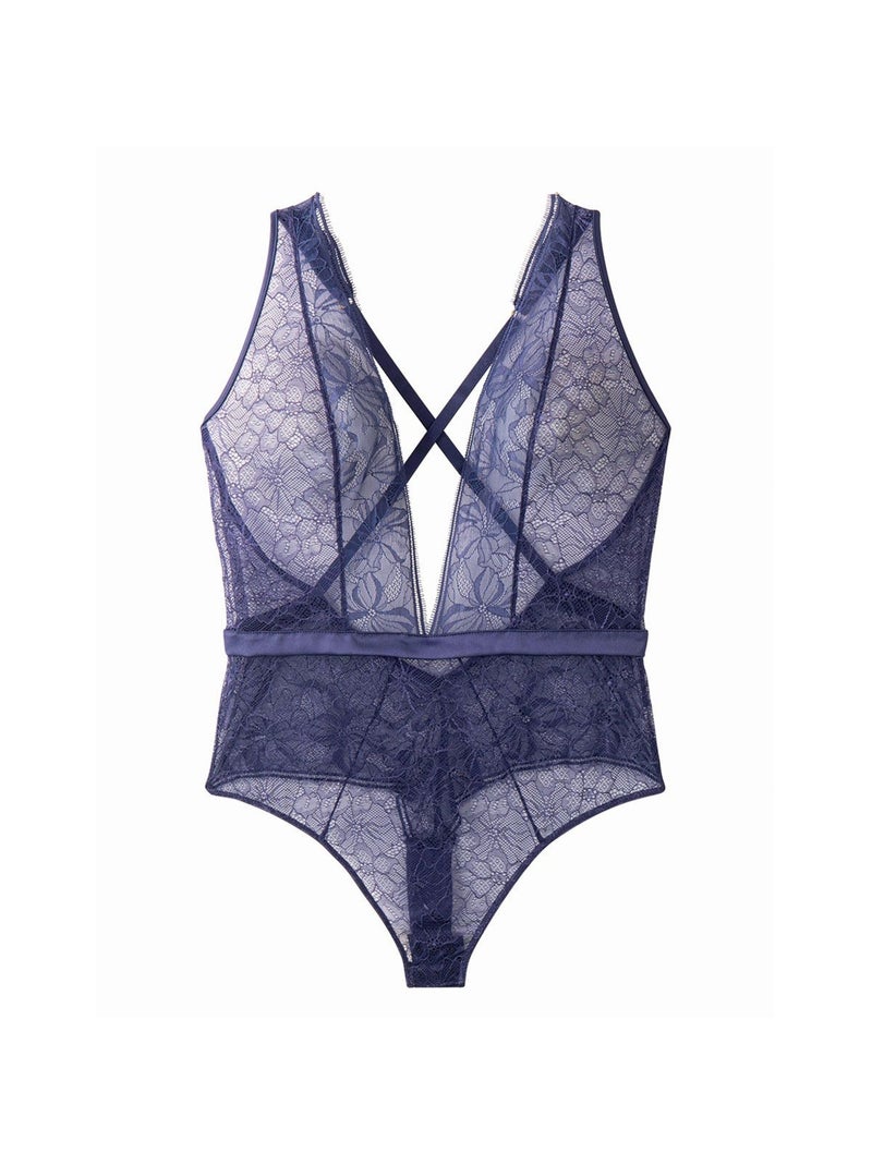 Body tanga DIABOLIQUE - Pomm'Poire Bleu - Kiabi