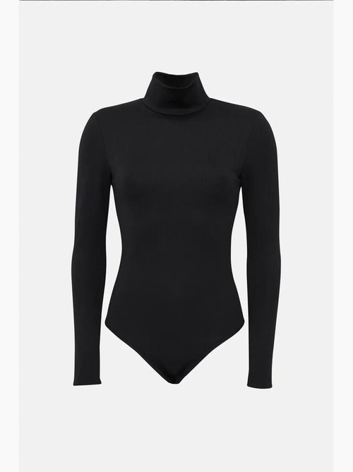 Body tricoté basique à col roulé hiccup - Kiabi