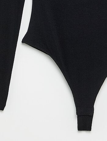Body uni avec dentelle