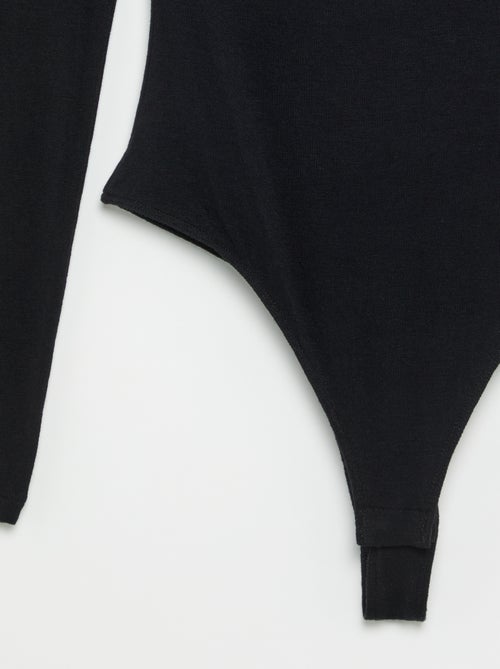 Body uni avec dentelle - Kiabi Body uni avec dentelle - Kiabi