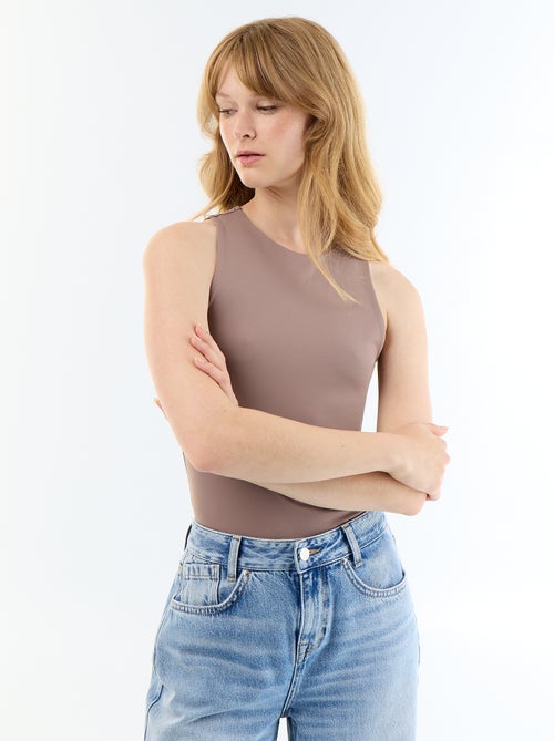Body uni col rond - Kiabi