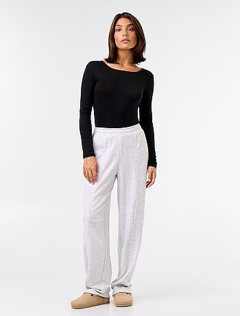 Body uni laine mélangée