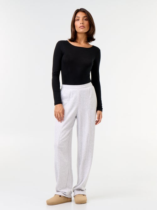 Body uni laine mélangée - Kiabi