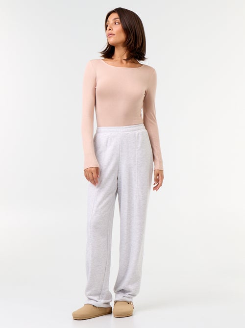 Body uni laine mélangée - Kiabi