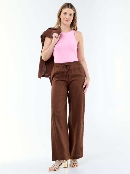 Body uni sans manches - Kiabi Body uni sans manches - Kiabi