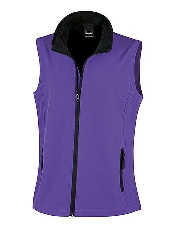 Body warmer softshell pour femmes/femmes - result