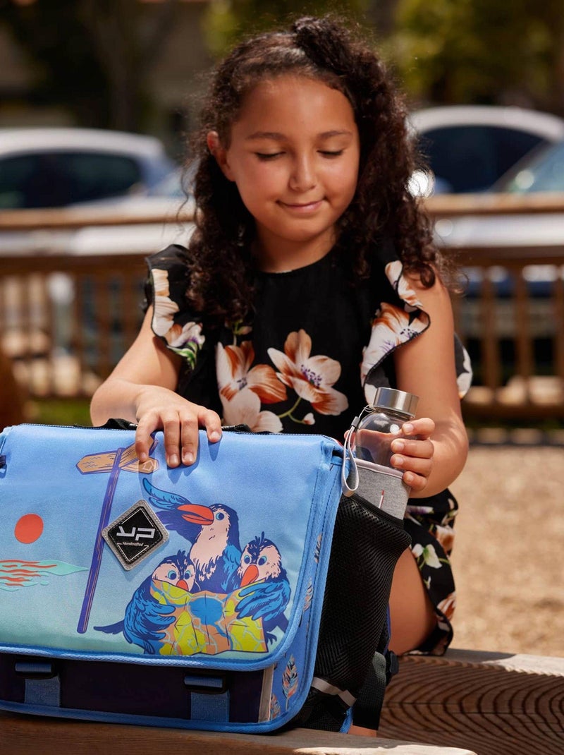 BODYPACK Cartable 38 cm recyclé Famille oiseau Bleu - Kiabi