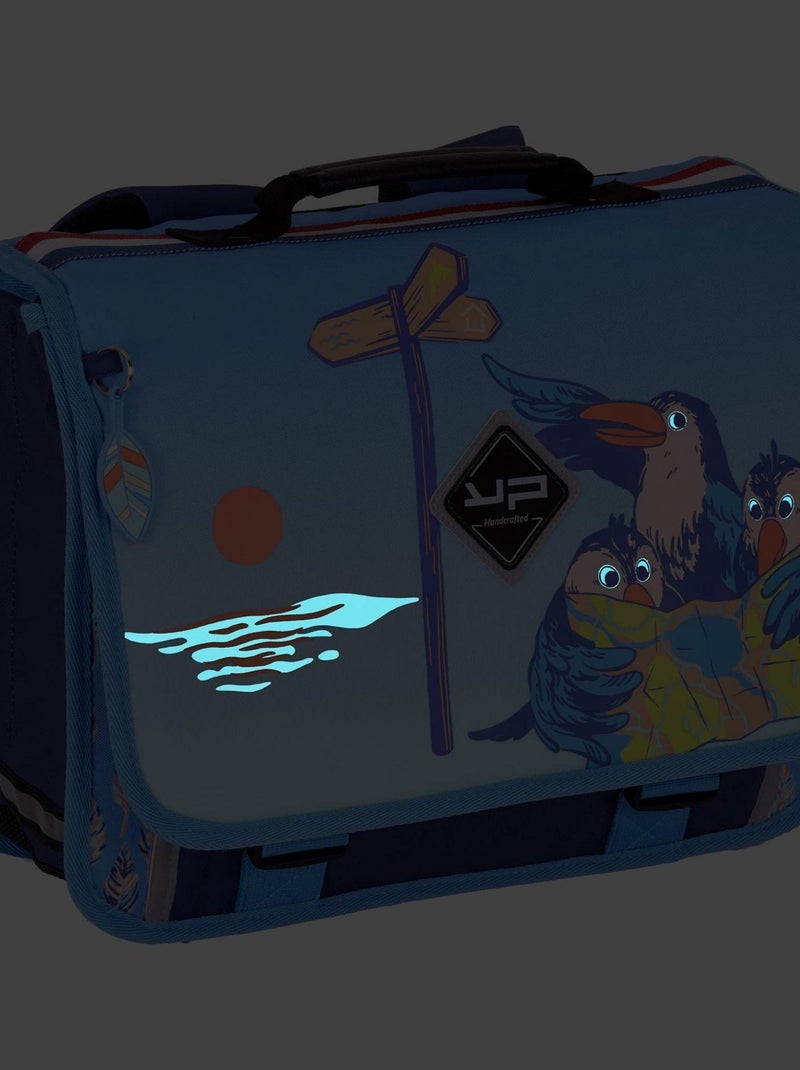 BODYPACK Cartable 38 cm recyclé Famille oiseau Bleu - Kiabi