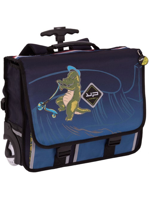 BODYPACK Cartable 41 cm roulettes recyclé Dino trottinette - Kiabi BODYPACK Cartable 41 cm roulettes recyclé Dino trottinette - Kiabi