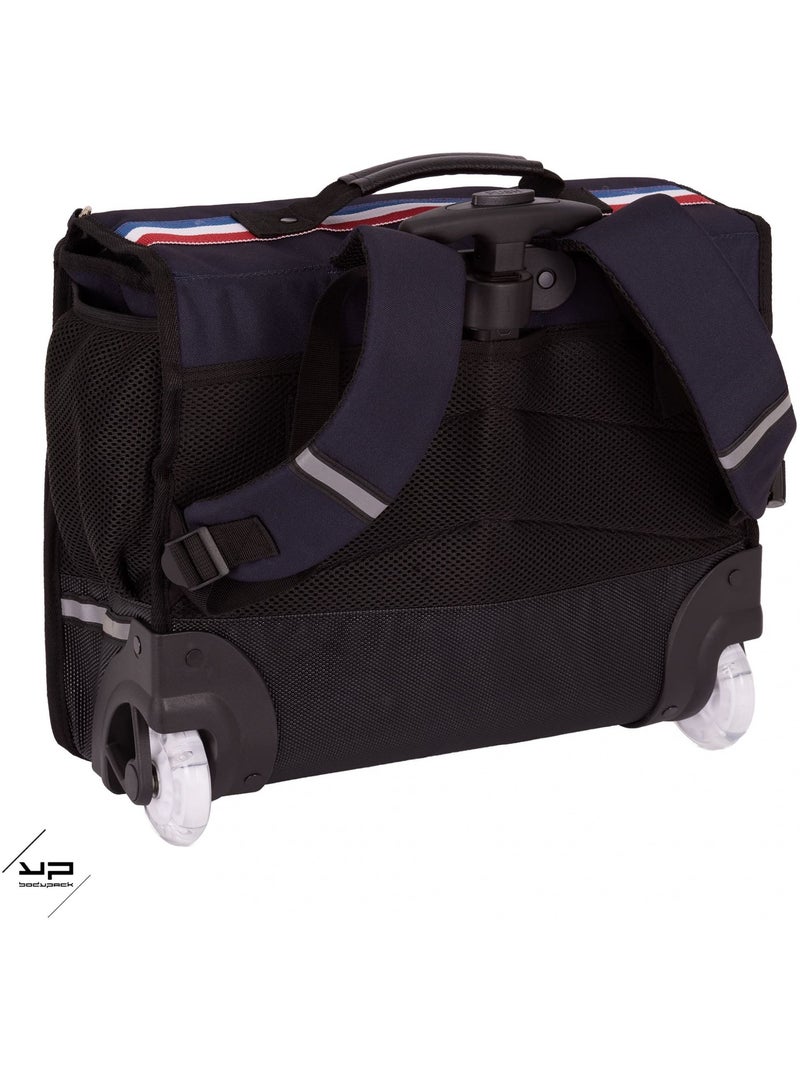BODYPACK Cartable 41 cm roulettes recyclé Dino trottinette Bleu - Kiabi