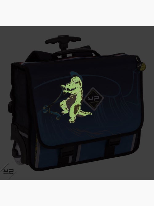 BODYPACK Cartable 41 cm roulettes recyclé Dino trottinette - Kiabi BODYPACK Cartable 41 cm roulettes recyclé Dino trottinette - Kiabi